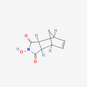 molecular formula C9H9NO3 B13080797 rel-(3aR,4S,7S,7aS)-2-Hydroxy-3a,4,7,7a-tetrahydro-1H-4,7-methanoisoindole-1,3(2H)-dione 