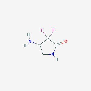 4-Amino-3,3-difluoropyrrolidin-2-one