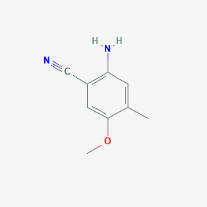 molecular formula C9H10N2O B13080849 2-Amino-5-methoxy-4-methylbenzonitrile CAS No. 959137-58-7