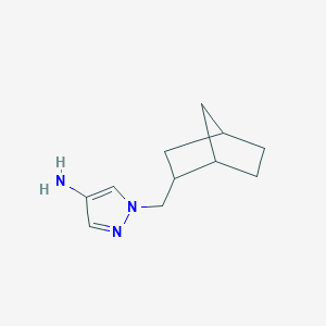 1-({bicyclo[2.2.1]heptan-2-yl}methyl)-1H-pyrazol-4-amine