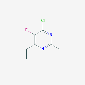 4-Chloro-6-ethyl-5-fluoro-2-methylpyrimidine