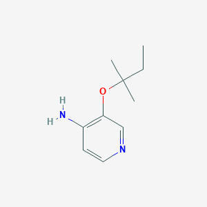 3-[(2-Methylbutan-2-yl)oxy]pyridin-4-amine