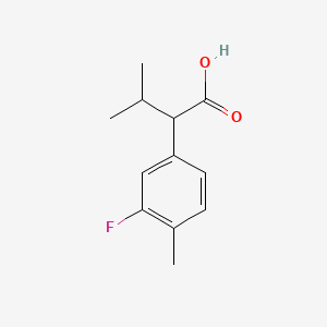 2-(3-Fluoro-4-methylphenyl)-3-methylbutanoic acid