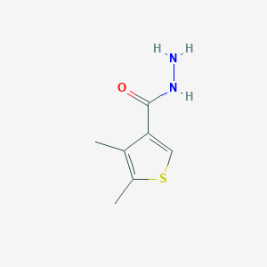 molecular formula C7H10N2OS B1308103 4,5-Dimethylthiophene-3-carbohydrazide CAS No. 524934-36-9