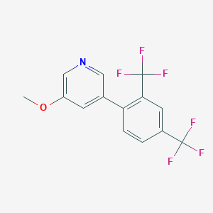 3-(2,4-Bis(trifluoromethyl)phenyl)-5-methoxypyridine