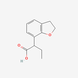 2-(2,3-Dihydro-1-benzofuran-7-yl)butanoic acid