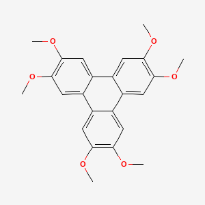 molecular formula C24H24O6 B1308117 2,3,6,7,10,11-Hexamethoxytriphenylene CAS No. 808-57-1