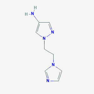 1-(2-(1H-imidazol-1-yl)ethyl)-1H-pyrazol-4-amine