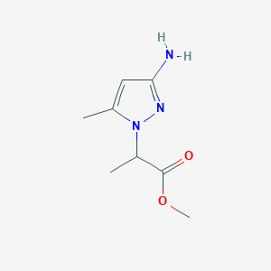 Methyl 2-(3-amino-5-methyl-1H-pyrazol-1-yl)propanoate