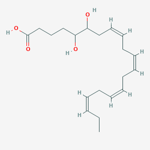 molecular formula C20H32O4 B130812 5,6-二羟基二十碳四烯酸乙酯 CAS No. 845673-97-4
