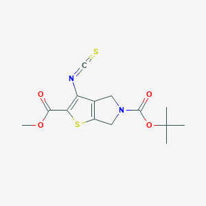 5-tert-Butyl 2-methyl 3-isothiocyanato-4H,5H,6H-thieno[2,3-c]pyrrole-2,5-dicarboxylate