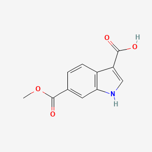 6-(Methoxycarbonyl)-1H-indole-3-carboxylicacid