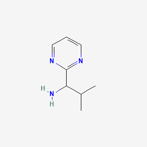 2-Methyl-1-(pyrimidin-2-YL)propan-1-amine