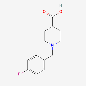 molecular formula C13H16FNO2 B1308133 1-(4-氟苯基)-哌啶-4-羧酸 CAS No. 193538-25-9