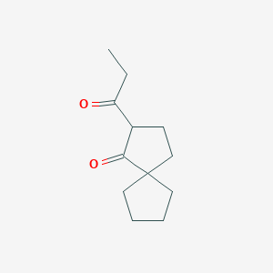 2-Propanoylspiro[4.4]nonan-1-one