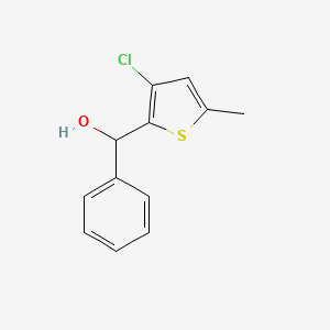 (3-Chloro-5-methylthiophen-2-yl)(phenyl)methanol