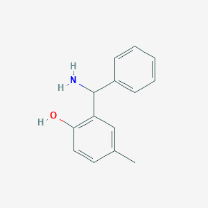 2-[Amino(phenyl)methyl]-4-methylphenol