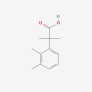 molecular formula C12H16O2 B13081340 2-(2,3-Dimethylphenyl)-2-methylpropanoic acid 