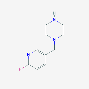 1-[(6-Fluoropyridin-3-YL)methyl]piperazine