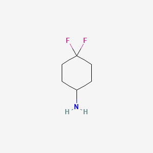 molecular formula C6H11F2N B1308137 4,4-Difluorocyclohexanamine CAS No. 458566-84-2