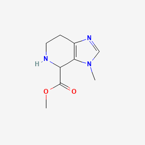 molecular formula C9H13N3O2 B13081380 Methyl 3-methyl-3H,4H,5H,6H,7H-imidazo[4,5-c]pyridine-4-carboxylate 