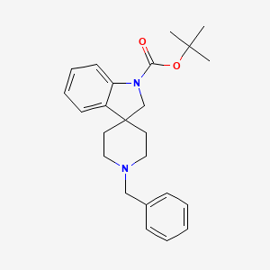 tert-Butyl 1'-benzylspiro[indoline-3,4'-piperidine]-1-carboxylate