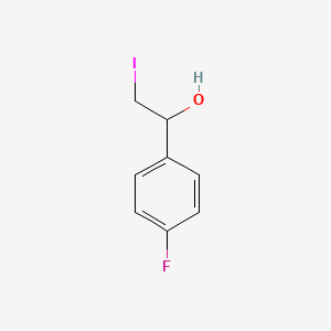 1-(4-Fluorophenyl)-2-iodoethan-1-ol