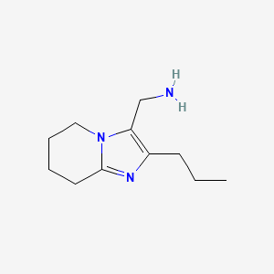 (2-Propyl-5H,6H,7H,8H-imidazo[1,2-A]pyridin-3-YL)methanamine