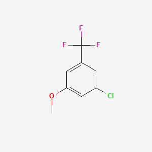 molecular formula C8H6ClF3O B1308148 3-氯-5-(三氟甲基)苯甲醚 CAS No. 886497-07-0