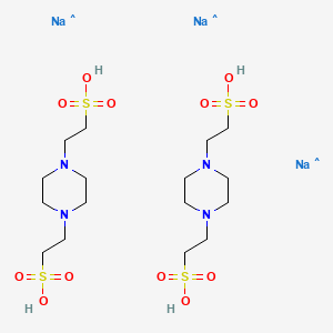 Sodium 1,1'-(piperazine-1,4-diyl)diethanesulfonate 1-(4-(1-sulfoethyl)piperazin-1-yl)ethanesulfonate(3:2)