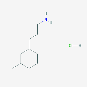 3-(3-Methylcyclohexyl)propan-1-amine hydrochloride