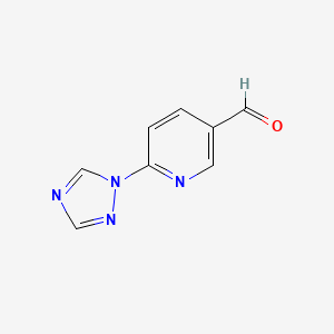 6-(1H-1,2,4-Triazol-1-yl)pyridine-3-carbaldehyde