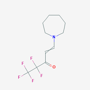 (E)-1-(1-azepanyl)-4,4,5,5,5-pentafluoro-1-penten-3-one