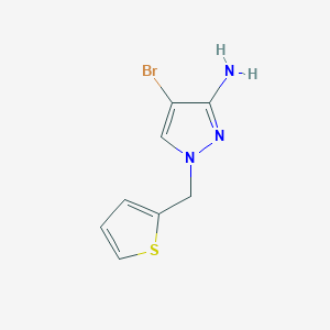 4-Bromo-1-(thiophen-2-ylmethyl)-1H-pyrazol-3-amine