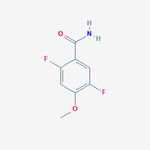 molecular formula C8H7F2NO2 B1308156 2,5-Difluoro-4-methoxybenzamide CAS No. 1022618-89-8