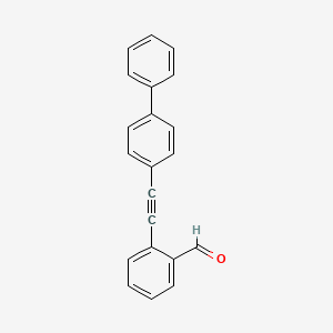 2-([1,1'-Biphenyl]-4-ylethynyl)benzaldehyde