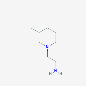 2-(3-Ethylpiperidin-1-yl)ethan-1-amine