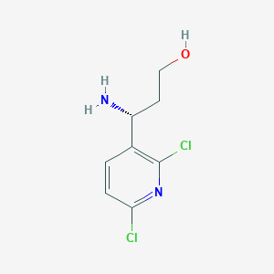 (3R)-3-Amino-3-(2,6-dichloro(3-pyridyl))propan-1-OL