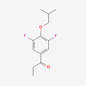 1-(3,5-Difluoro-4-isobutoxyphenyl)propan-1-one