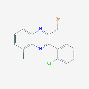 2-(Bromomethyl)-3-(2-chlorophenyl)-5-methylquinoxaline