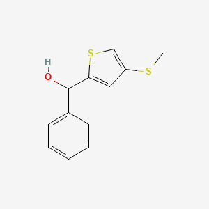 (4-(Methylthio)thiophen-2-yl)(phenyl)methanol