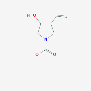 Tert-butyl 3-ethenyl-4-hydroxypyrrolidine-1-carboxylate