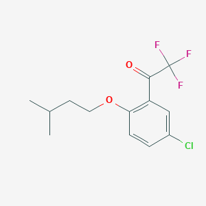 1-(5-Chloro-2-(isopentyloxy)phenyl)-2,2,2-trifluoroethanone