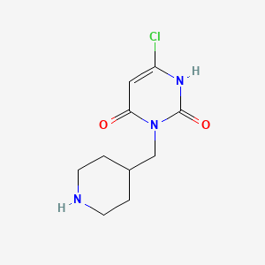 6-Chloro-3-(piperidin-4-ylmethyl)pyrimidine-2,4(1H,3H)-dione