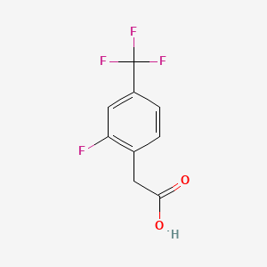 molecular formula C9H6F4O2 B1308177 2-Fluoro-4-(trifluoromethyl)phenylacetic acid CAS No. 209991-64-0