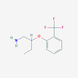 2-(2-(Trifluoromethyl)phenoxy)butan-1-amine