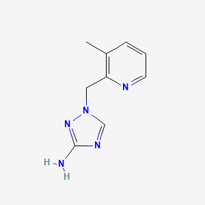 1-[(3-methylpyridin-2-yl)methyl]-1H-1,2,4-triazol-3-amine