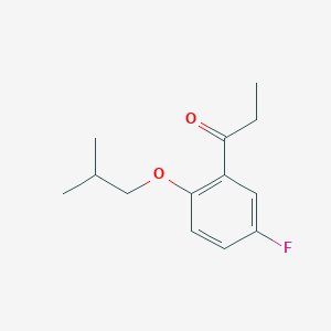 1-(5-Fluoro-2-isobutoxyphenyl)propan-1-one