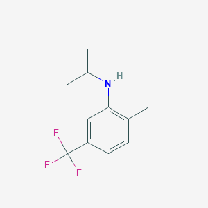 2-Methyl-N-(propan-2-yl)-5-(trifluoromethyl)aniline