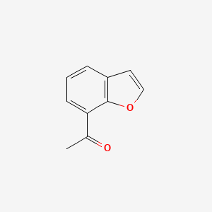 molecular formula C10H8O2 B13081817 1-(Benzofuran-7-yl)ethanone 